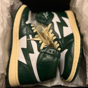 Reves Kool Kiy High Green Croc Size 7.5